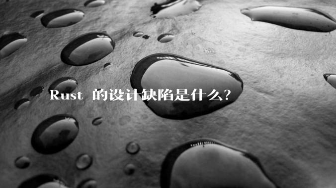 Rust 的设计缺陷是什么？